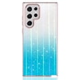 thumbnail image 4 of Samsung Galaxy S22 Ultra Case, Rosebono Bling Glitter Sparkle Laser Blue Ultra Transparent Skin Cover Shockproof Case for Samsung Galaxy S22 Ultra, 4 of 4