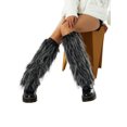 thumbnail image 4 of Faithtur Women's Anti-Slip Leg Warmers, Solid Color/Multi-Color Thicken Socks, Windproof Legs Protector, 4 of 9