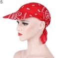 thumbnail image 2 of Walbest Creative Weat Wicking Beanie Cap Chemo Cap Bandana Head Scarf Hat for Women Adjustable, Assorted Paisley Print Biker Hat Hood Headband Headscarf Doo Rags Head Wraps Costume, 2 of 7
