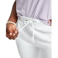 thumbnail image 5 of Hanes Women's Joggers French Terry Sweatpants Pockets Stretch Waistband Drawcord 30" inseam, 5 of 6