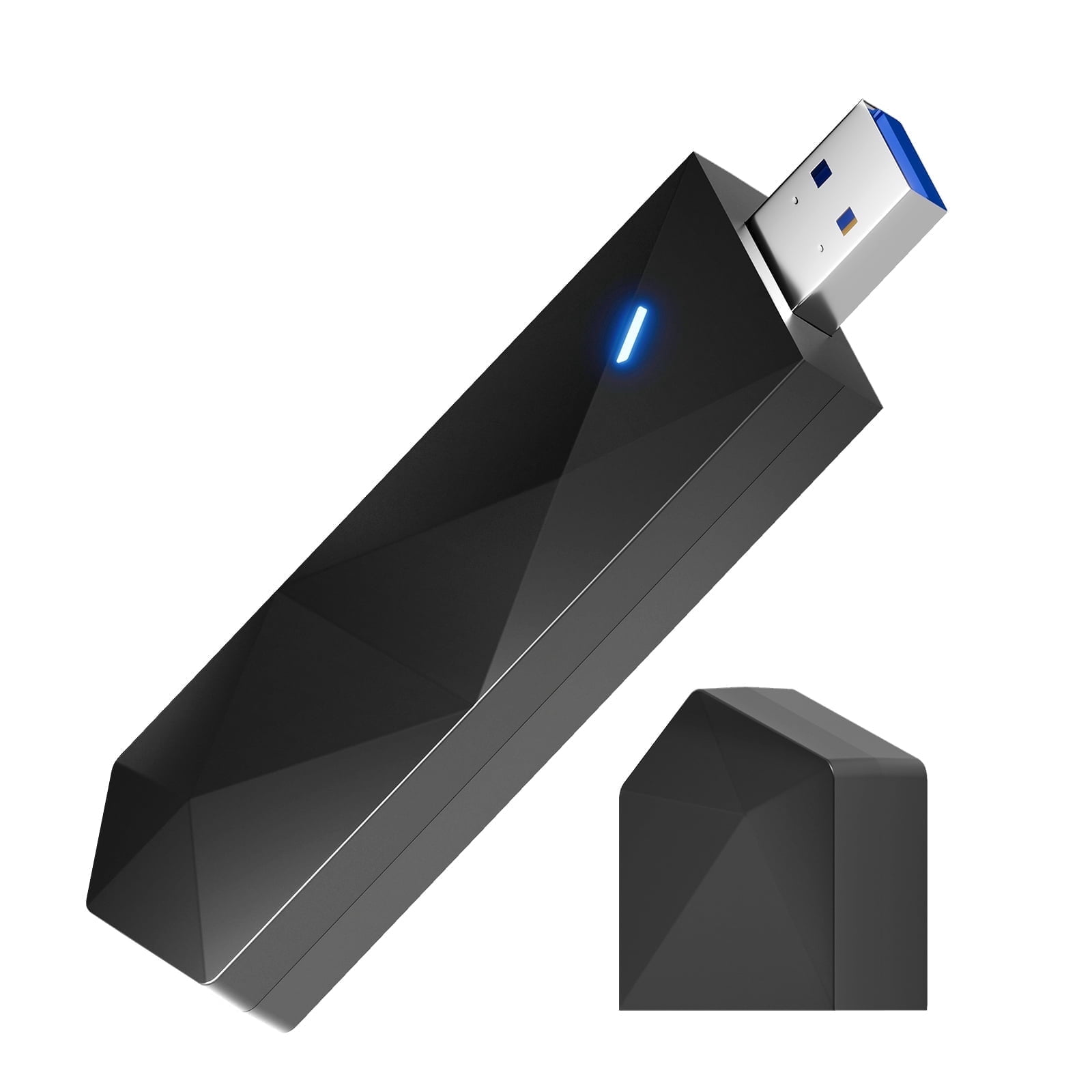 Dbit AX1800, WiFi 6 Dual-Band USB Wi-Fi Adapter, 1800Mbps, USB3.0 MU-MIMO, OFDMA, Supports Windows 11/10