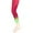 Lime, variant on Girl's Dip Dye Footless Tights 1 Pair Pack