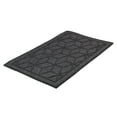 thumbnail image 4 of Northlight Modern Black Coir Outdoor Doormat, 1' x 2', 4 of 6