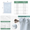 thumbnail image 6 of Blue Dandelion Balloon Curtains for Living Room/French Door, Spring Modern Minimalist Country Flower Tie Up Curtains 63 Inch Length Energy Saving Kitchen Curtains Shades for Windows 42"x63", 6 of 8