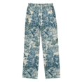 thumbnail image 2 of FORMRS Kids Pajama Pants with Pockets Size 11-12Y Boys Lounge Sleep Bottoms, Green Flourishing Garden, 2 of 8