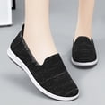 thumbnail image 2 of Sngxgn Women's Shoes Comfy Fashion Slip on Work Flats Casual Walking Shoes(Black,40), 2 of 6
