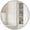 Silver, variant on HOMCOM 24" Bathroom Mirror for Wall, Round Mirror for Living Room Bedroom