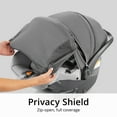 thumbnail image 5 of Chicco KeyFit 35 Zip ClearTex 35 lbs Extended Use Infant Car Seat - Obsidian (Black), New, 5 of 16