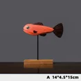 thumbnail image 7 of Colorful Wooden Fish Statue Nordic Home Decor Items Fish Sculptures Ornaments Living Room Bedroom Dining Room Garden Decor Gifts (C), 7 of 7