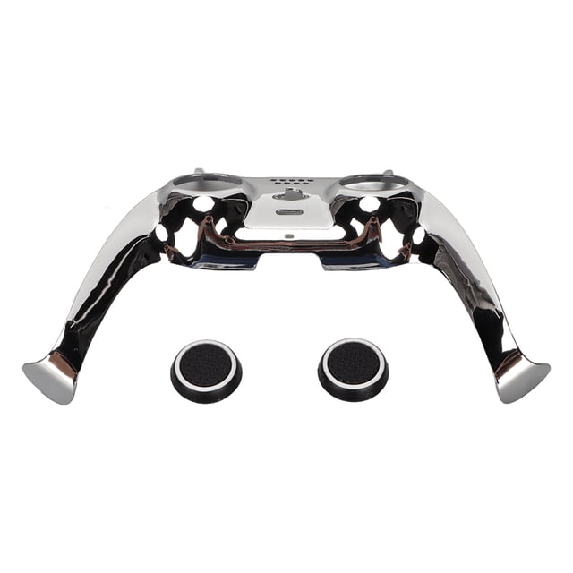 Clip de repuesto para placa frontal de mando de PS5, accesorios decorativos con cubiertas de joystick, color plateado