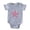 Heather Grey, variant on CafePress - Naval Star_Pk - Cute Infant Baby Football Bodysuit
