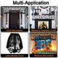 thumbnail image 1 of 20 X 60 Inch Halloween Lampshades Cover Topper Decoration，Spiderweb Lamp Shade Cover for Halloween Home Decor, 1 of 5