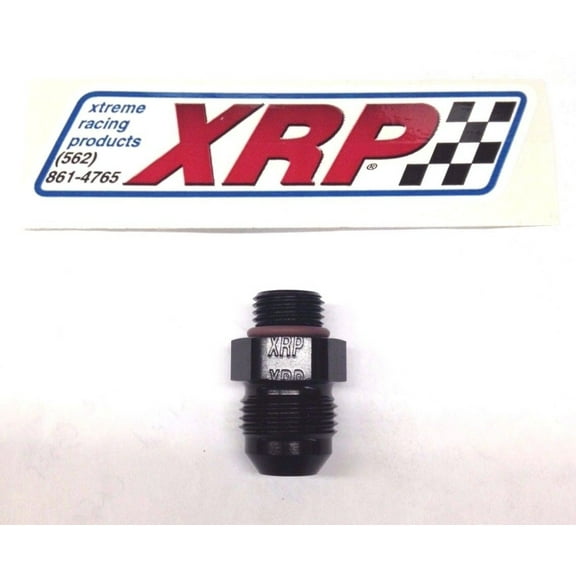 XRP 980068 Fitting, Adapter, Straight, 6 AN Male to 8 AN Male O-Ring, Aluminum