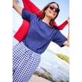 thumbnail image 6 of Woman Within Plus Size Perfect Elbow-Sleeve Square-Neck Tee, 6 of 6