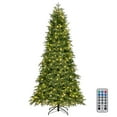 thumbnail image 4 of Costway Árbol de Navidad artificial de 225 cm con puntas de ramas de PVC 1019 PE y soporte de metal plegable, 4 of 4