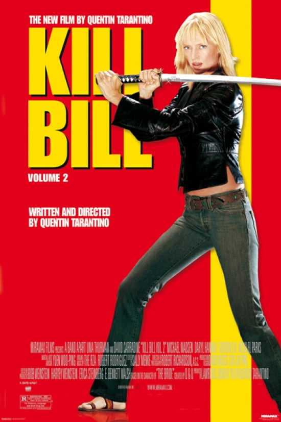 Kill Bill Sword Movie Poster Print & Unframed Canvas Prints 