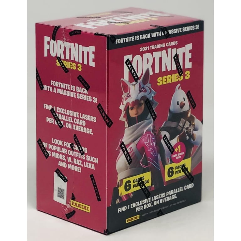 fortnite series 3 booster box Fortnite Series 3 Trading Cards Hobby Box Panini 2021 : Office Products