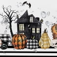 thumbnail image 4 of Rectangle Halloween Tablecloth 60x84 Inch,Horror Pumpkin Castle Skull Rectangle Tablecloth,Polyester Waterproof Wrinkle-resistant and Durable Tablecloth,Suitable for Halloween,Party and Home Decor, 4 of 6