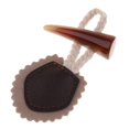 thumbnail image 4 of Botón de palanca de cuerno de cuero de PU de color caqui de 6 pares adecuado para ropa Chaqueta Duffe Embellishmnets Macarena Cierre de palanca de cuerno, 4 of 7