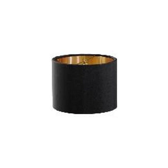 5 Inch Retro Barrel Drum Clip on Chandelier Lampshade (Black)