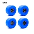 thumbnail image 1 of 4 Pcs Roues de Patin de Remplacement Accessoires Modifiés Apparence de Couleur Épaisse Patinage Sport Patins à Roues Alignées Roues avec Roulements Accessoire de Sport de Patinage Bleu, 1 of 9