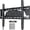 black 43-100 Inch, variant on Fixed TV Wall Mount for 43 to 100 Inch TVs, Low Profile Design, Space-Saving 0.9'' from Wall, Heavy Duty One-Piece Bracket up to 220 lbs, Max VESA 800x600mm, Fits 16''/24''/32'' Wood Studs