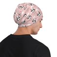 thumbnail image 5 of Naloa Panda Flying in the Sky (2) Soft Beanie Hat, Knit Beanie Daily Beanie in Fine Knit for Women Men Winter Travel, Outdoor, 5 of 7