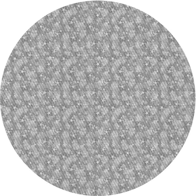 Ahgly Company Tapis d'Intérieur Lavable en Machine Carré Gris Transitionnel, 3 Pieds Carré