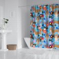 thumbnail image 3 of Basset Hound Dog and Flower Shower Curtain 72x84in ,Bathroom Decorative Shower Curtains Set with 12 Hooks,Modern Waterproof Washable Shower Curtain, 3 of 4