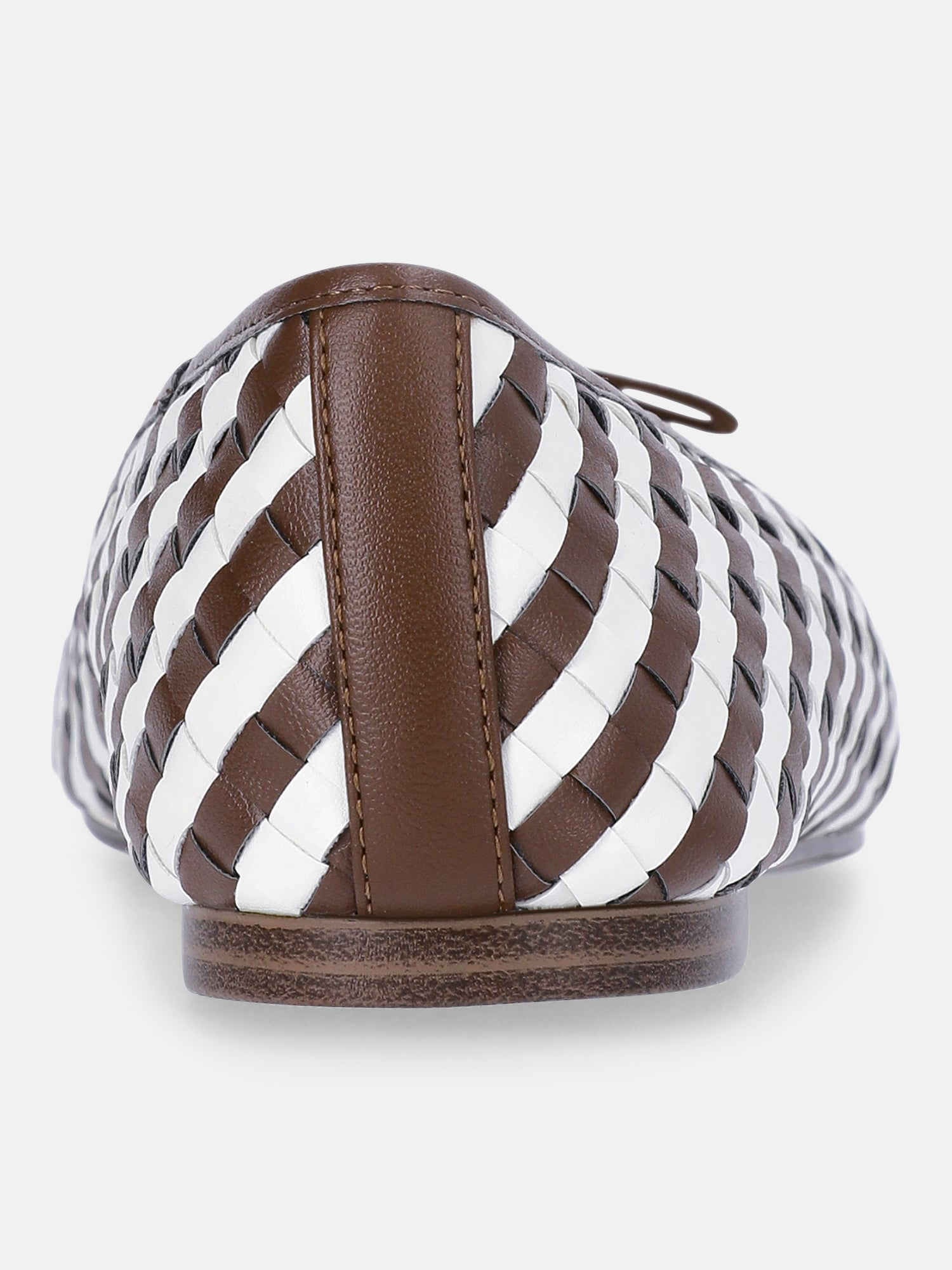 Free Assembly Women's Striped Woven Ballet Flats