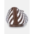 thumbnail image 4 of Free Assembly Women's Striped Woven Ballet Flats, 4 of 7