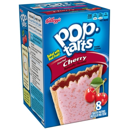 Kellogg's Pop - Tarts Frosted Cherry 16 Toaster Pastries Value Pack 29.3 oz