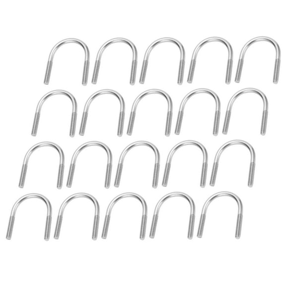 304 Acier Inoxydable U-, 20Pcs U-Forme d'Outils Matériels Fiables pour les Fournitures Industrielles
