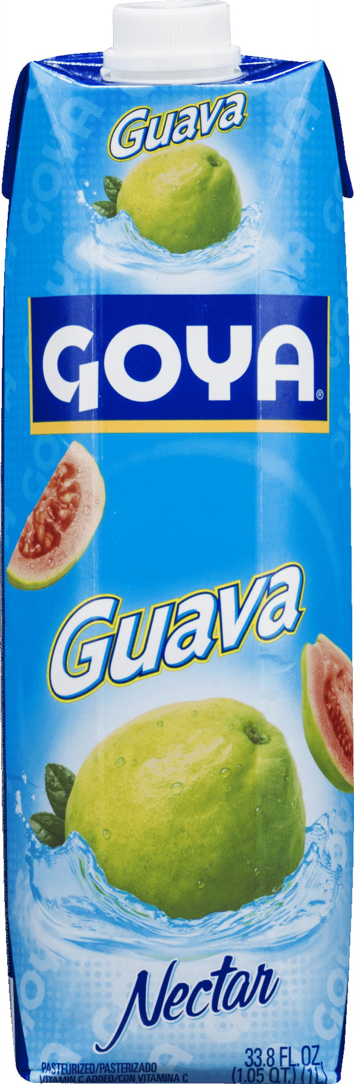 (4 pack) GOYA Guava Fruit Nectar, 33.8 Fl Oz