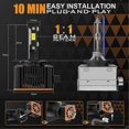 thumbnail image 4 of 1Pair 110W V31 LED Headlight Bulb for New D Series Car - 10000LM 6500K D1/D1S 3-Copper High Quality, 4 of 5