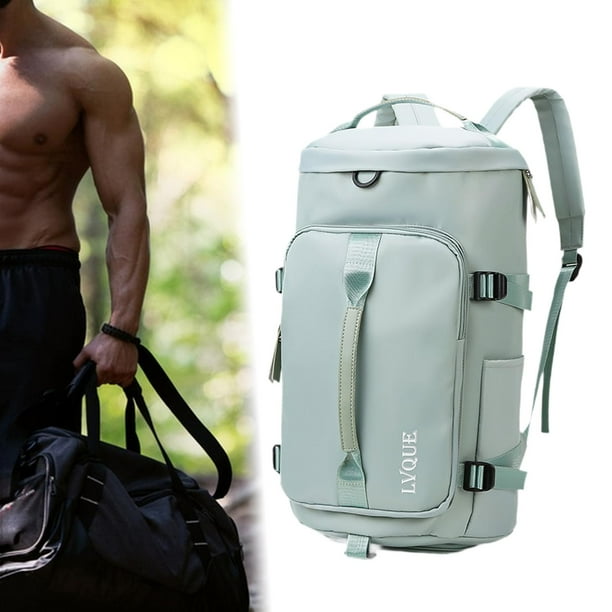 Bolsa de viaje de gran capacidad, bolsa de equipaje, bolso de hombro para escalada, Fitness, Yoga Verde