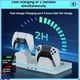 thumbnail image 4 of Soporte vertical compatible con las consolas PS5, PS5 Slim y PS Pro, con carga para mandos y refrigeración de la consola, 4 of 8