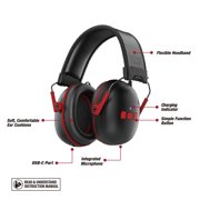 Hyper Tough Hypertunes Bluetooth Rechargable Lithium-Ion Headphones