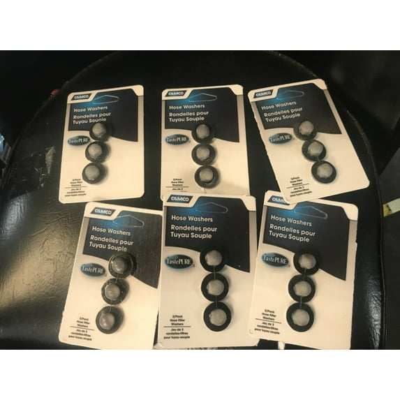 Camco 20183 1" Hose Filter Washer - Packs of 3, X 6