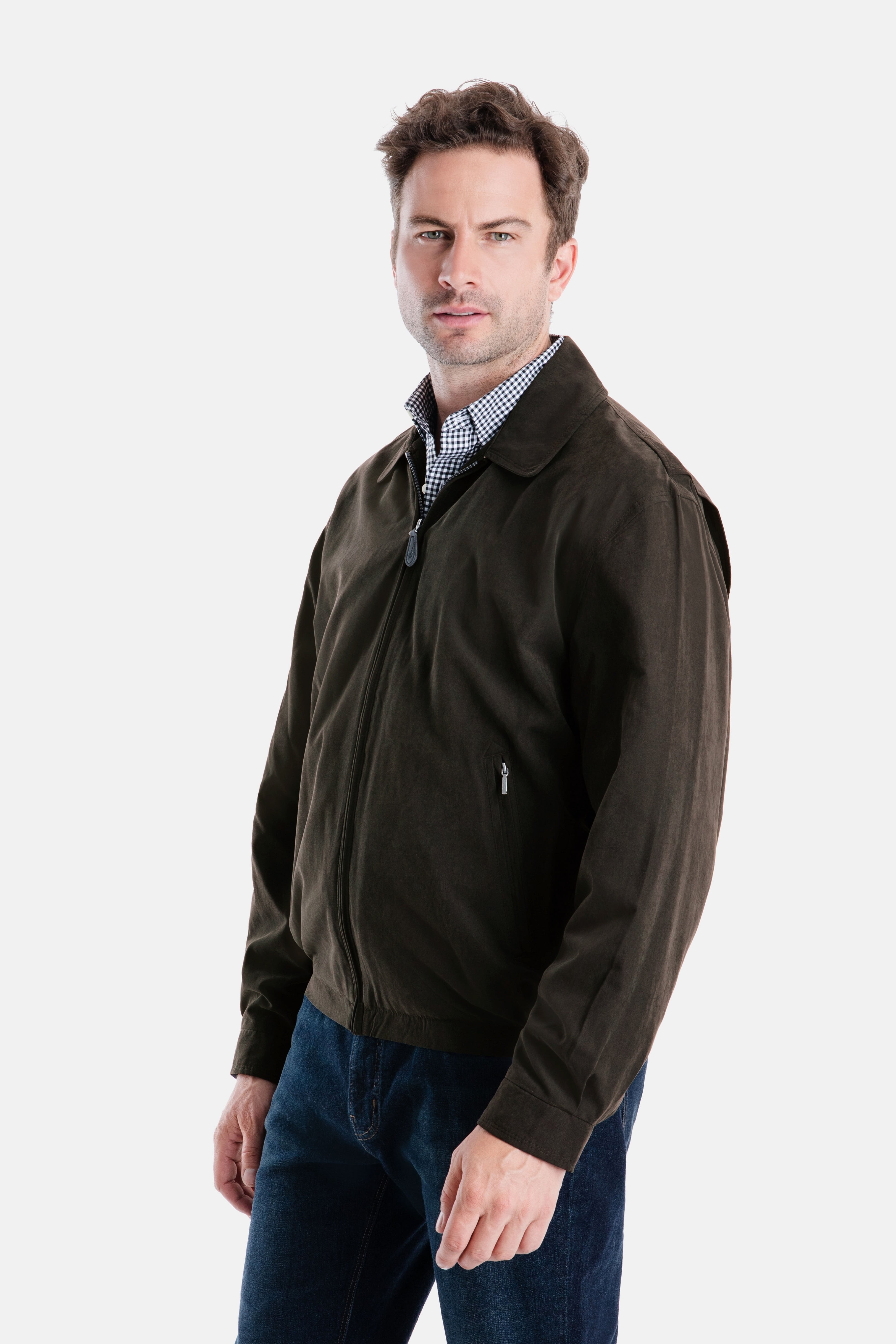 London Fog - Golf Jacket - Olive, XL - Walmart.com