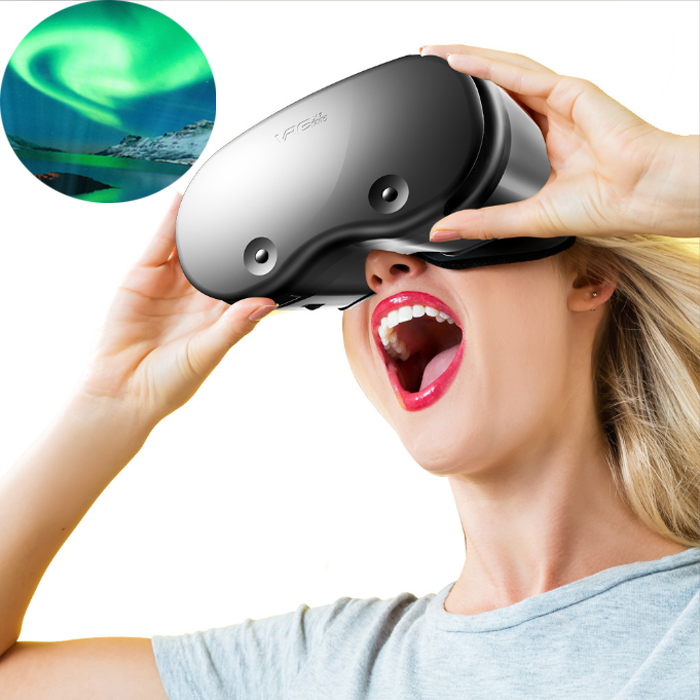 Mobile VR glasses Bluray eye protection virtual reality helmet 3D7