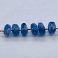 thumbnail image 4 of Six - 3x2 to 2.x1mm Blue Sapphire Faceted Beads 3285C, 4 of 9