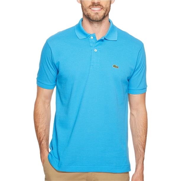 Lacoste Classic Pique Rugby Polo para Hombre, Azul, X-Large