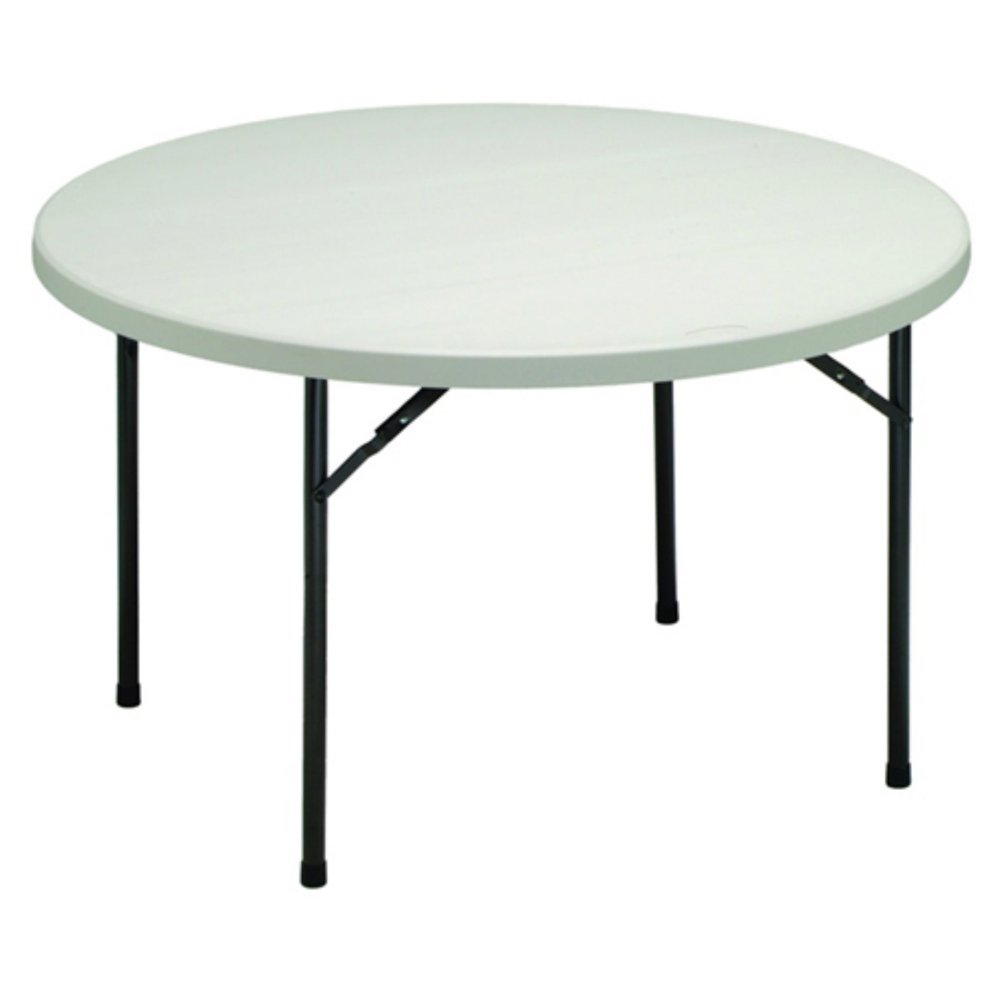 48" round utility foldinhalf table
