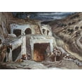 thumbnail image 2 of Tissot, James 18x14 Black Ornate Wood Framed with Double Matting Museum Art Print Titled - Those That Dwell In The Sepulchers, 2 of 4