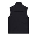 thumbnail image 4 of HOOMEUMY Mens Cargo Vest Classic Solid Coat Stand Collar Jacket Quick Dry Design Casual Workout Sleeveless Clothes Fashion 2025 Trendy Black XL, 4 of 4
