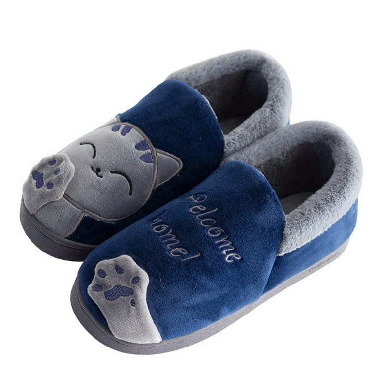 Blue slippers mens online