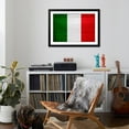 thumbnail image 4 of Art.com Italy Flag Design with Wood Patterning - Flags of the World Series Art Print by Philippe Hugonnard, Black Frame Wall Art, 44" x 32", 4 of 5