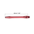 thumbnail image 2 of Uxcell 48mm Dart Shafts, Medium 2BA Thread Aluminum Dart Stems - 6 Pack (Red), 2 of 5