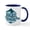 White/Navy Inside, variant on CafePress - Rocky Mountain Colorado Mugs - 11 oz Ceramic Mug - Novelty Coffee Tea Cup
